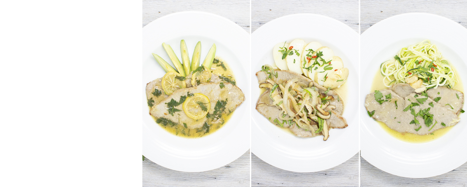 Ce mois-ci, l’escalope de veau 3 façons.