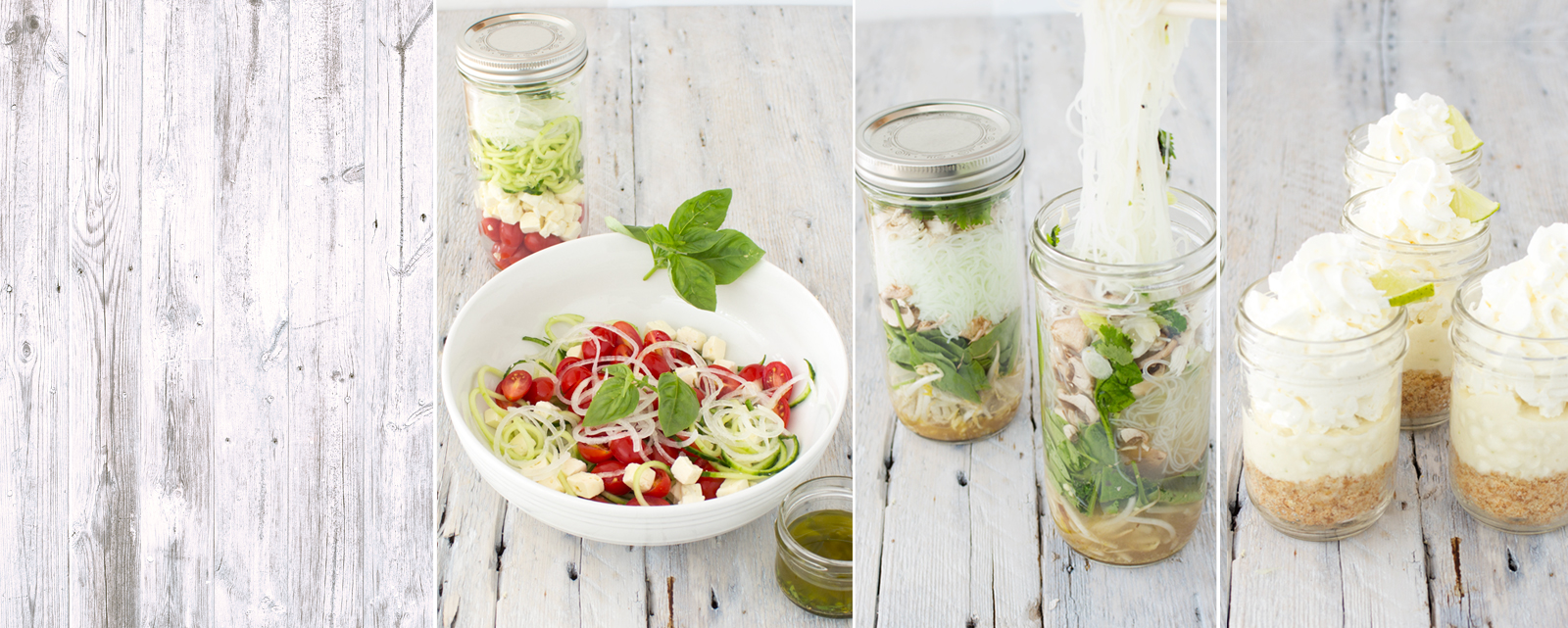 Ce mois-ci, 3 repas en pots Mason.