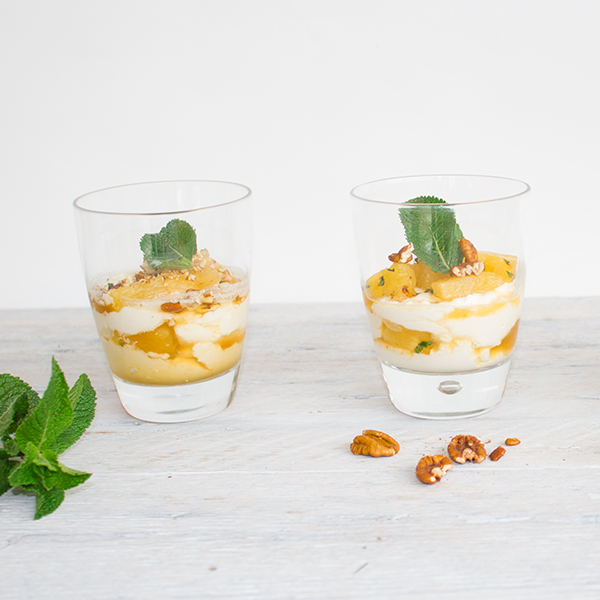 Roasted pineapple Verrine