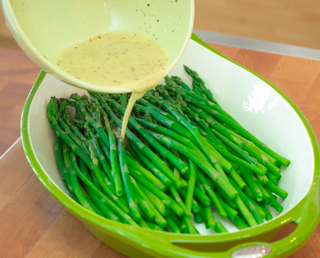 Asperges vinaigrette