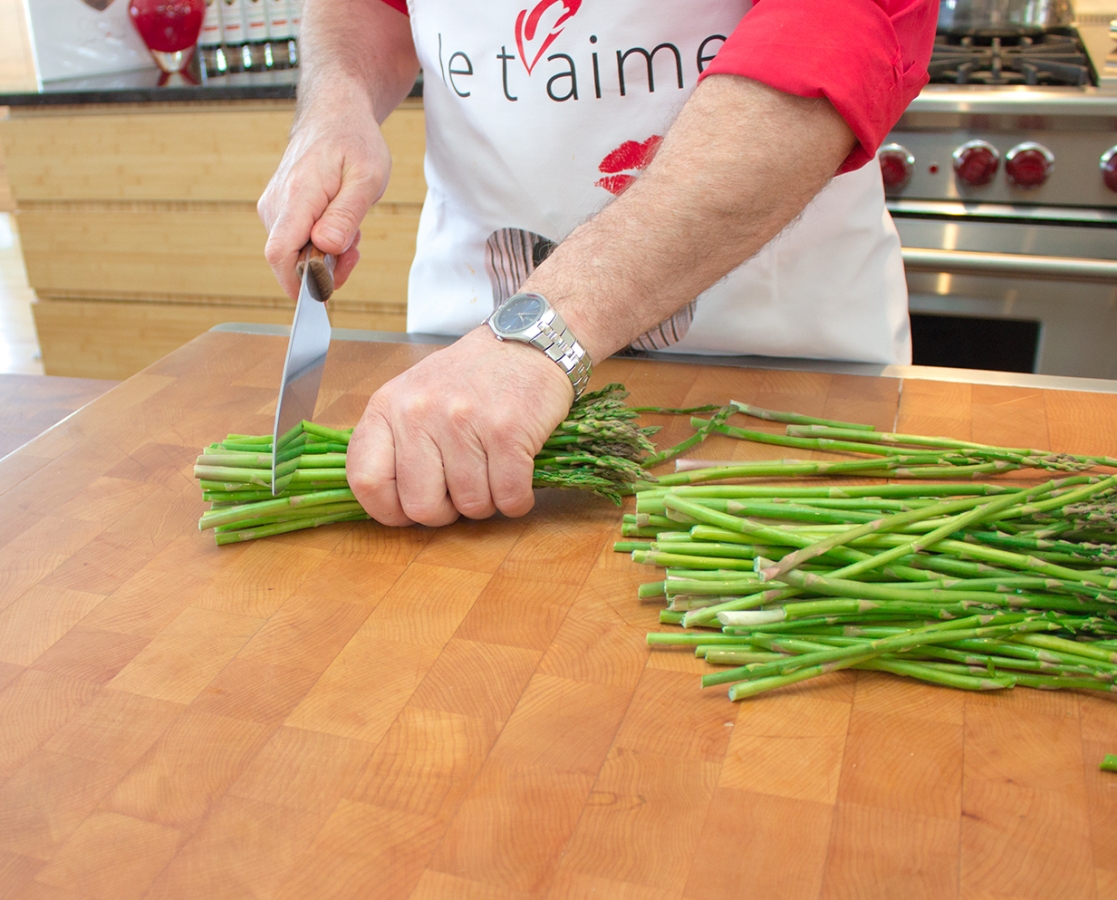 Asperges vinaigrette