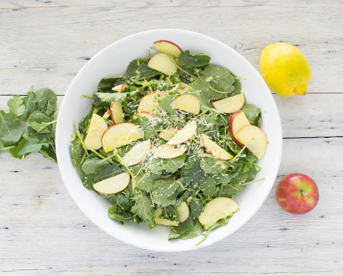 Salade César au chou frisé