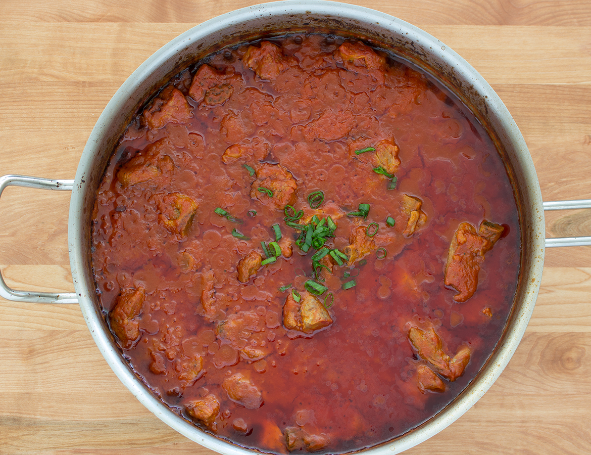 Italian style spare Ribs with mezze rigatoni