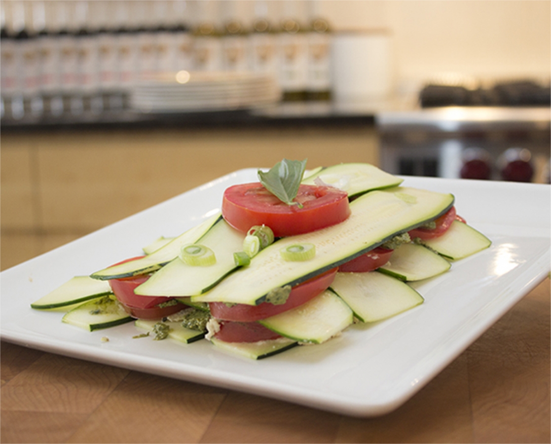 Lasagne de courgette crue végétalienne