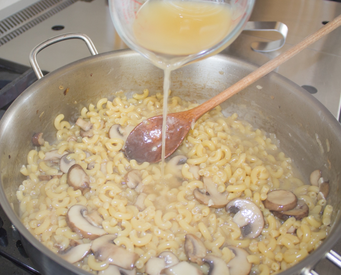 Macaroni au fromage façon risotto