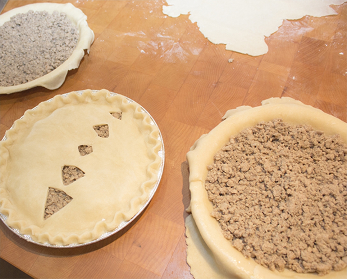 Butterless pie crust