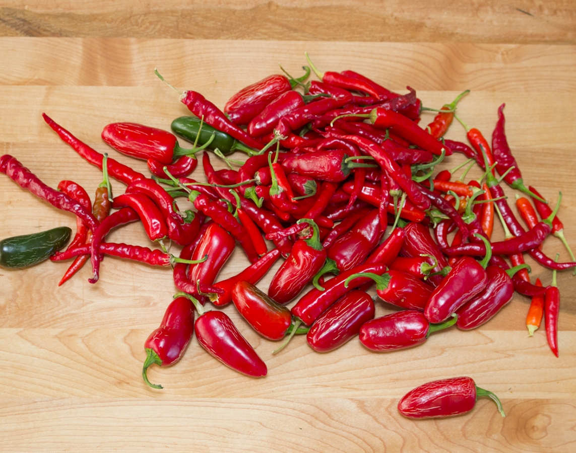 Hot Peppers in oil