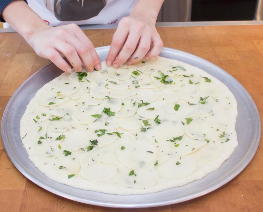 Pizza aux pommes de terre + Balsamumm