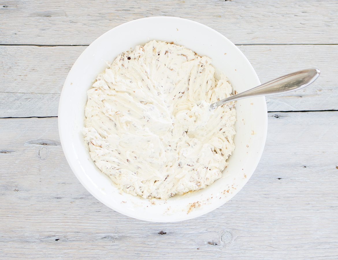 Poires farcies de mascarpone et de noix de Grenoble