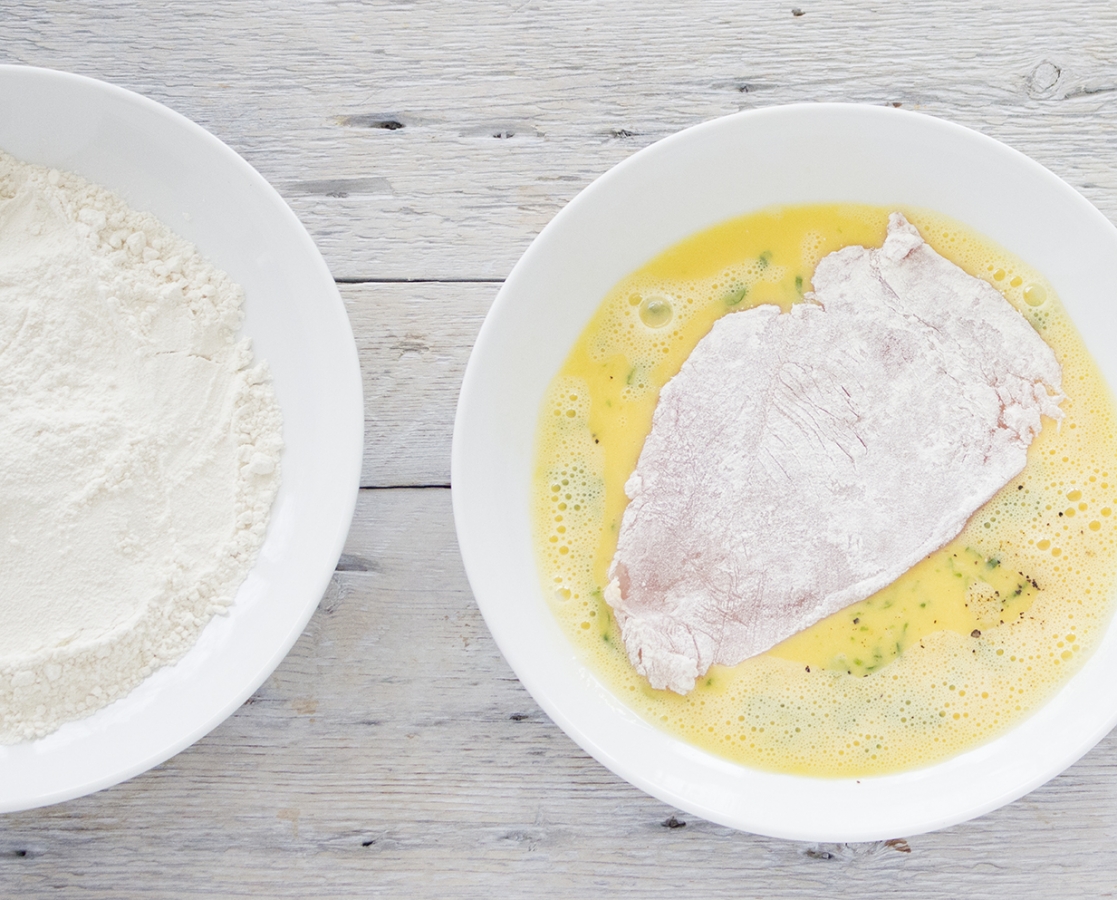 Chicken scaloppini Francese (Pollo alla Francese)