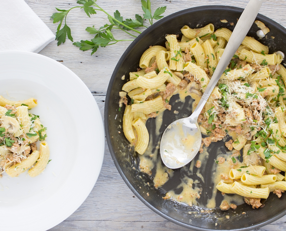 Rigatoni alla Norcina