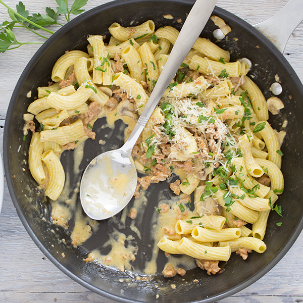 Rigatoni alla Norcina