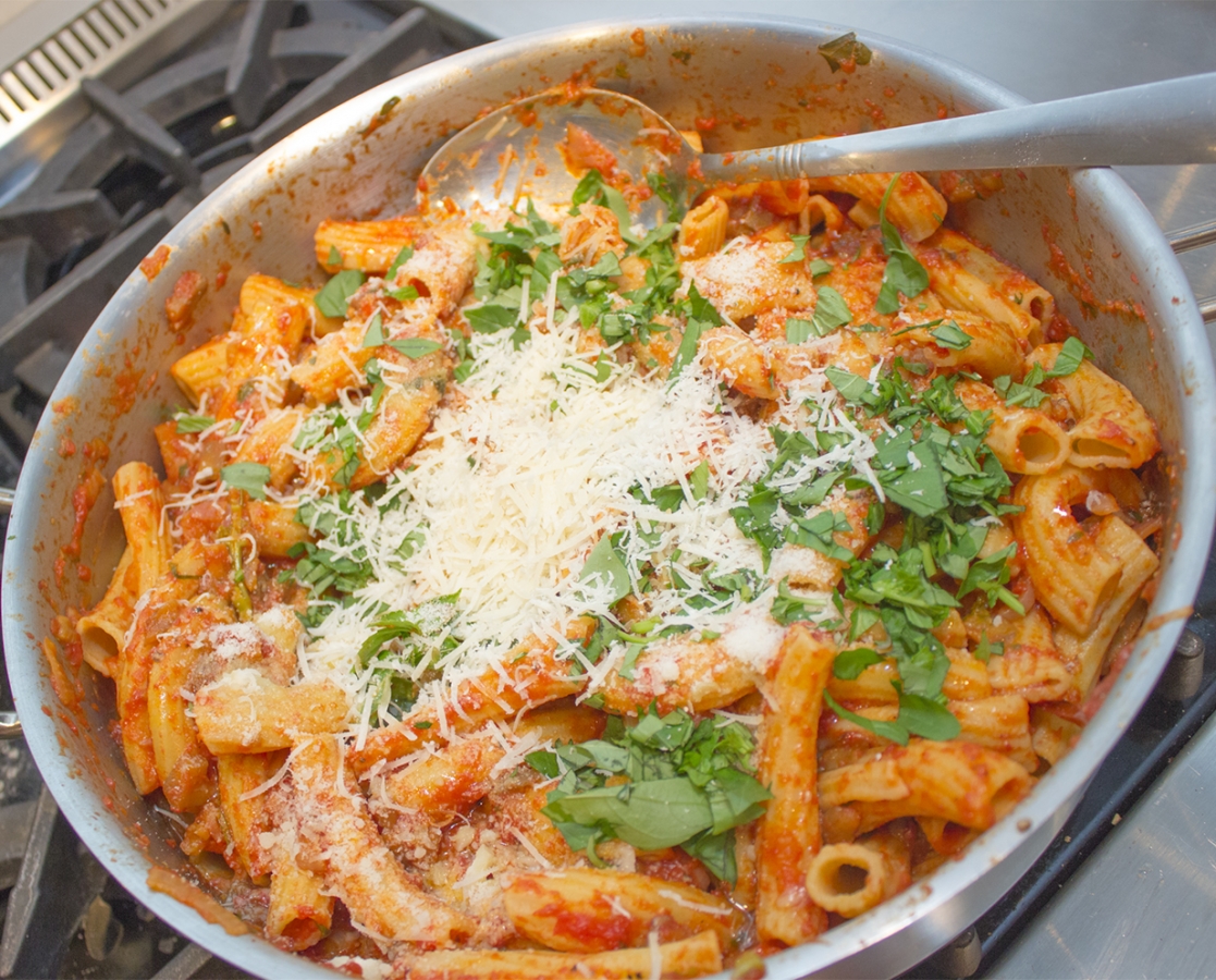 Rigatoni alla norma