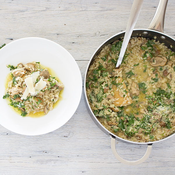 Risotto aux cèpes et au parmesan