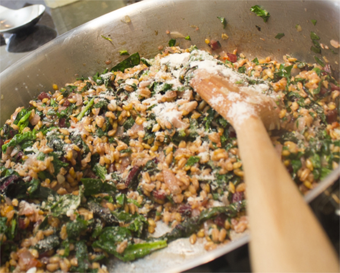 Spelt risotto