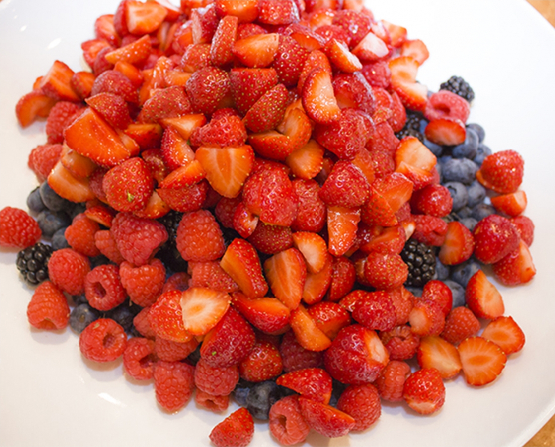 Berry Salad with Maple Syrup