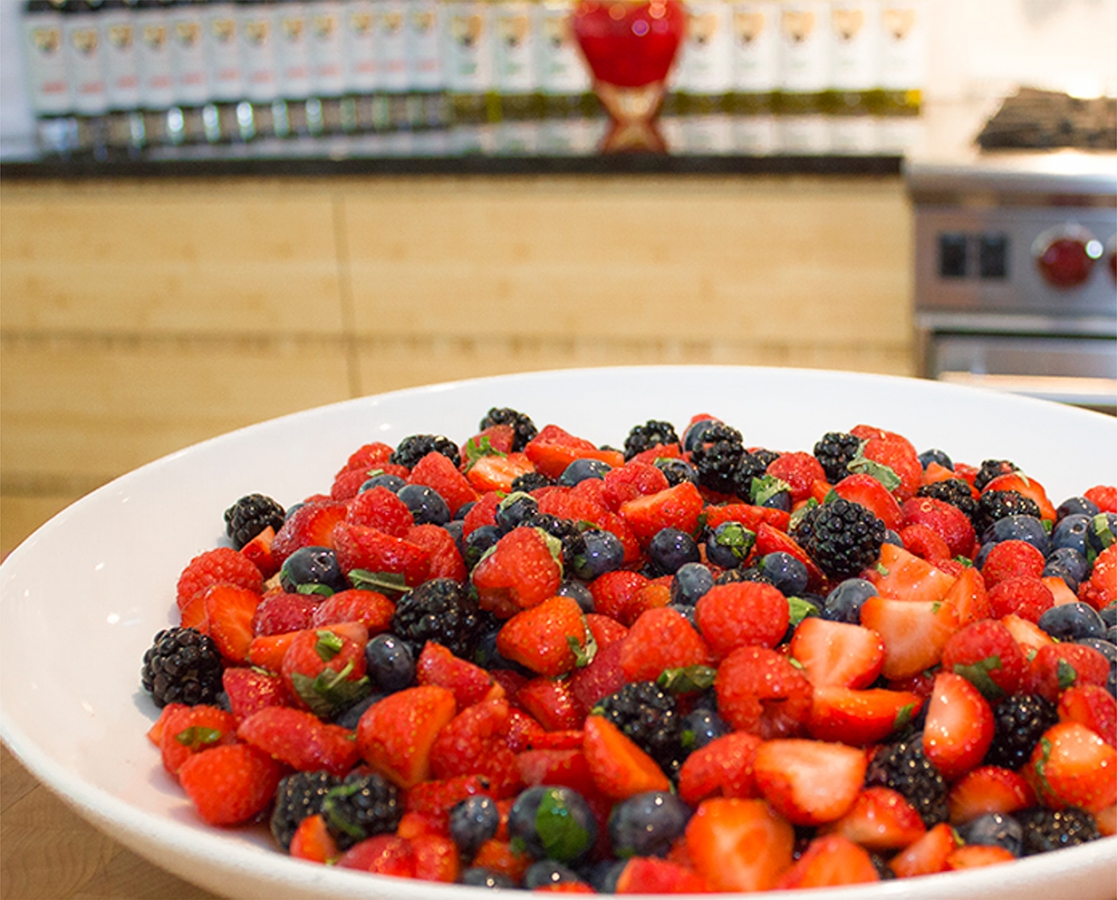 Berry Salad with Maple Syrup