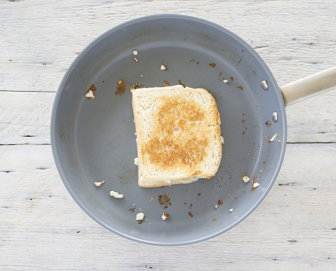 Cheddar curds Grilled Cheese