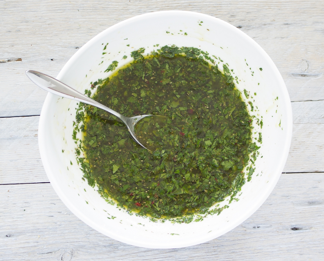 Sauce chimichurri maison