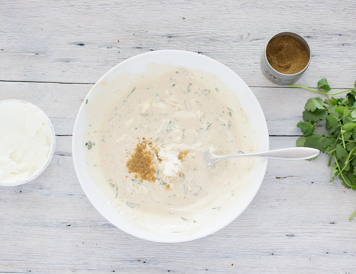 Sauce crémeuse au tahini et labneh