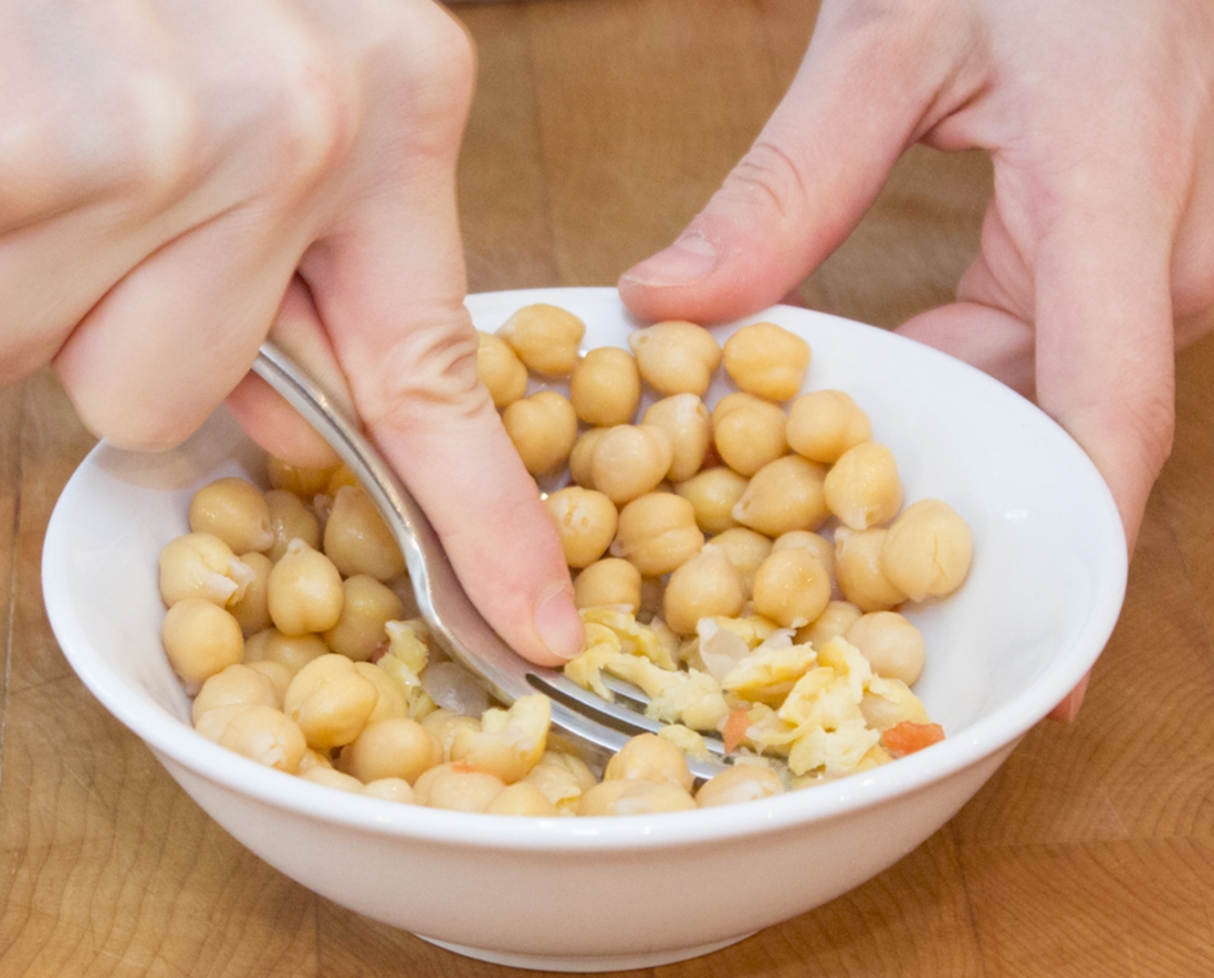 Pasta e Ceci (pasta and chickpeas)