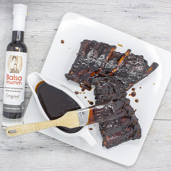 Sticky Ribs with Balsamumm BBQ Sauce