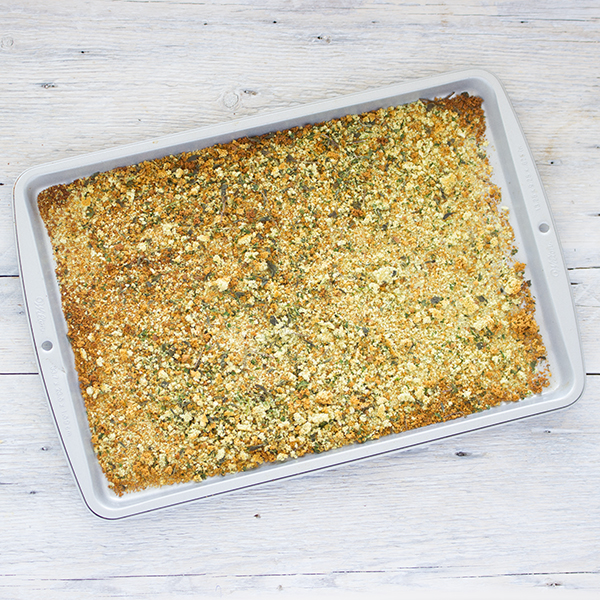 Homemade herb breadcrumbs