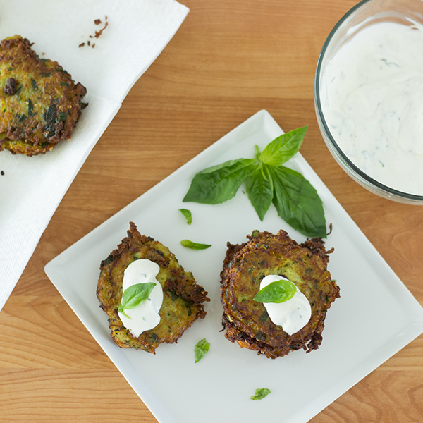 Galettes de courge spaghetti, quinoa et Parmesan