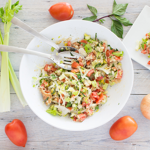 Panzanella (bread and tomato salad)