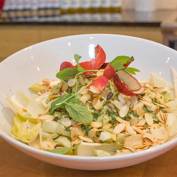 Endive, fennel and apple salad