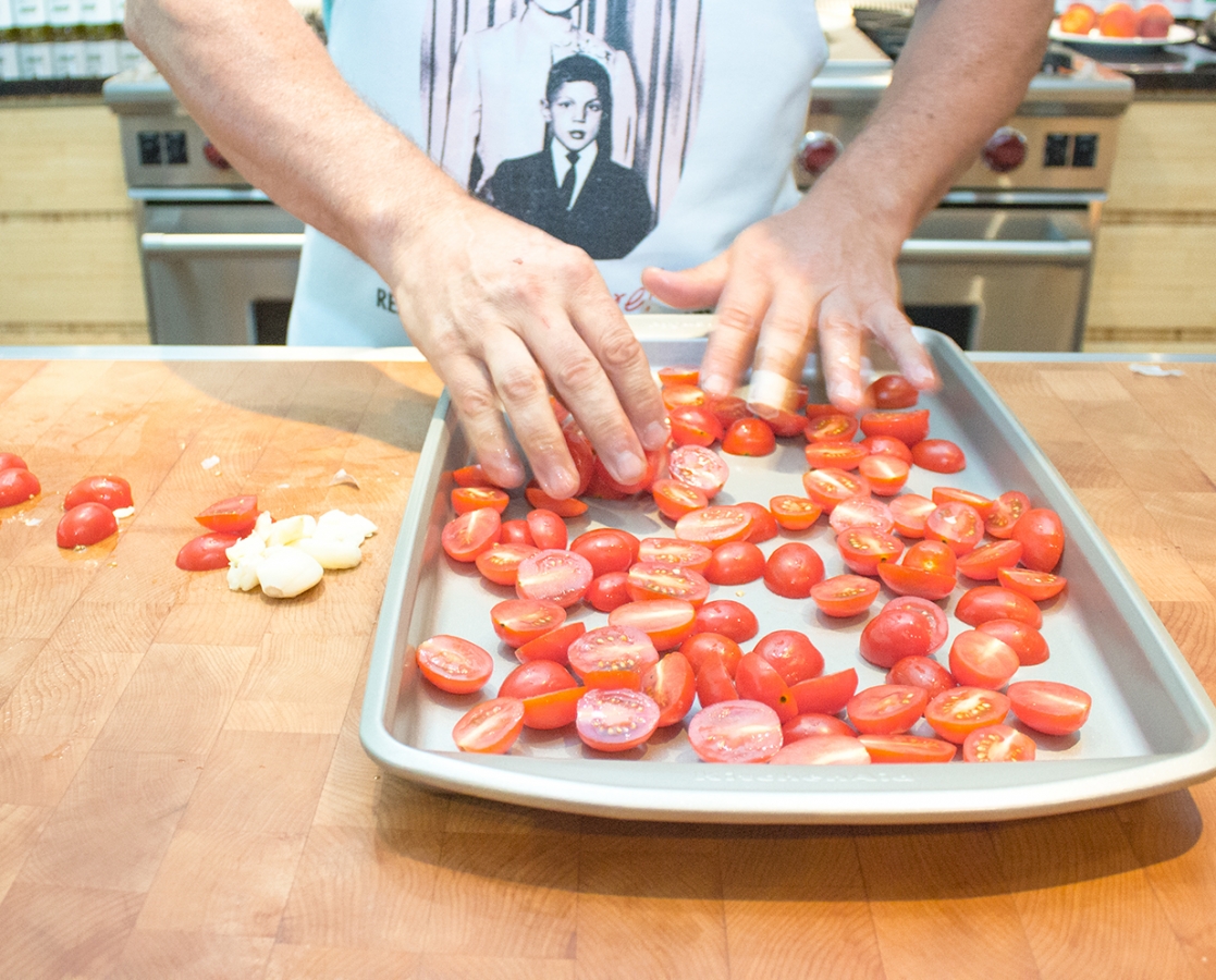 Slow roasted cherry tomatoes