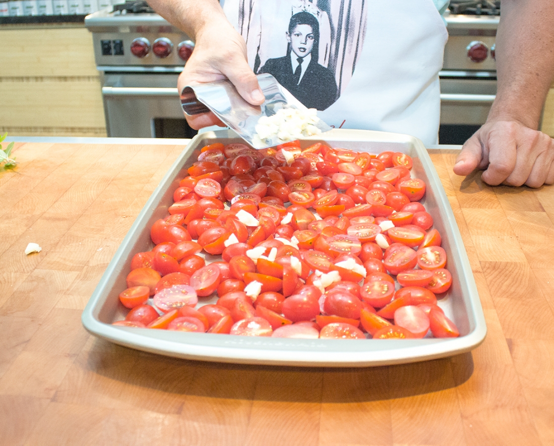 Slow roasted cherry tomatoes