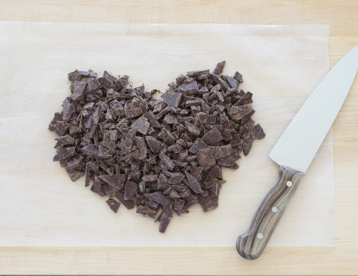 Truffes au chocolat, lait de coco et zestes d’orange