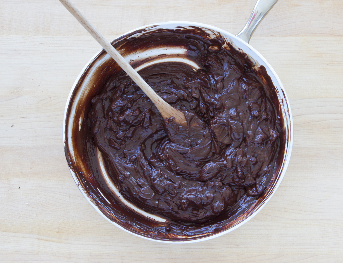 Truffes au chocolat, lait de coco et zestes d’orange