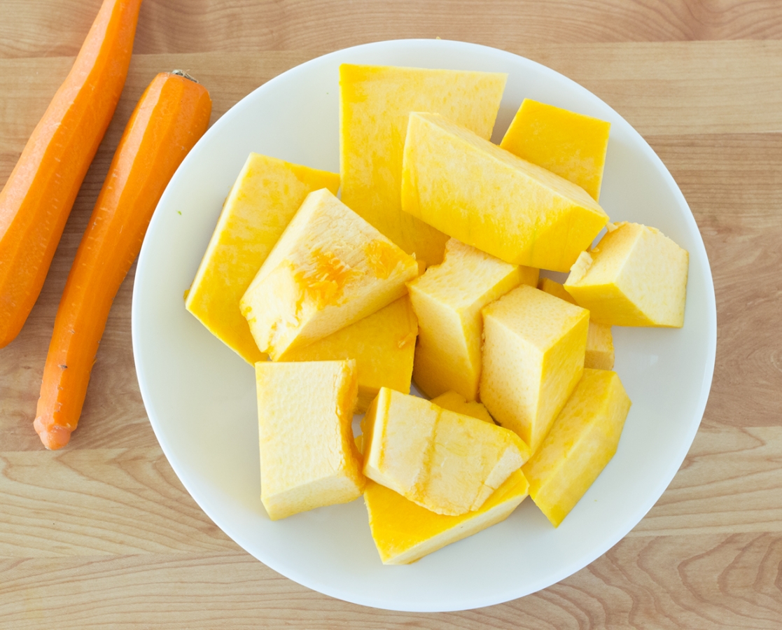 Pumpkin and coconut milk soup