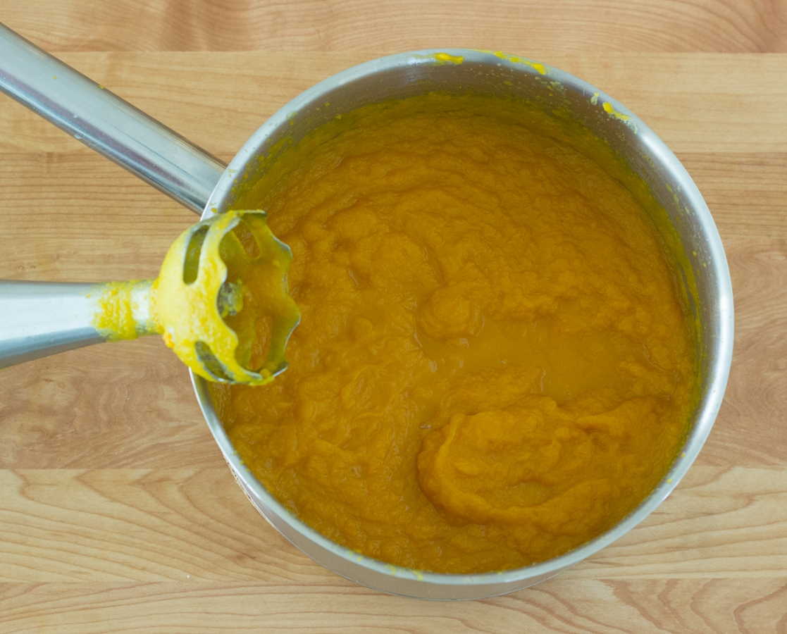 Pumpkin and coconut milk soup